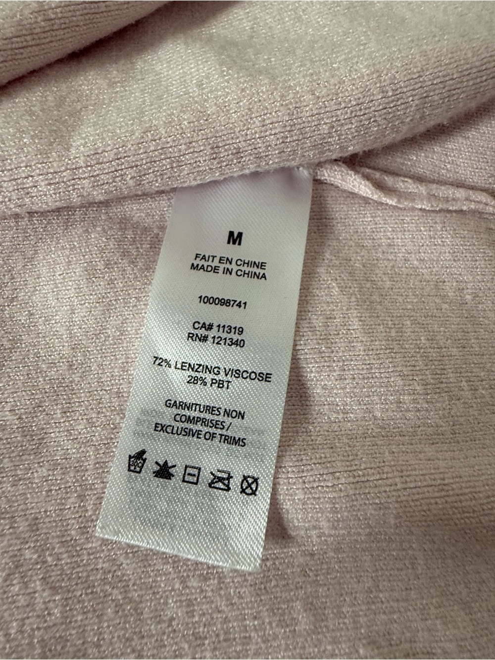 Becca Short Sleeve cardigan in pale lilac pink M - Picture 6 of 9